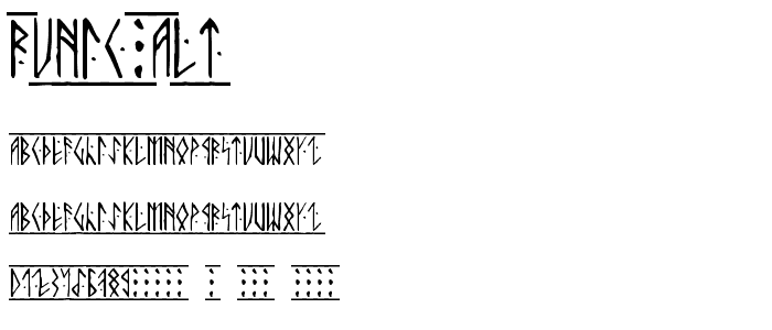 Runic Alt font